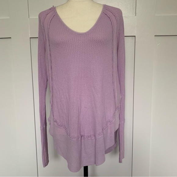 Free People Catalina Waffle Knit Thermal Top - Picture 6 of 10